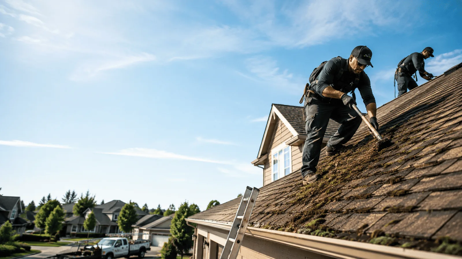 Roof Moss Removal in Saint Cloud, WI near me